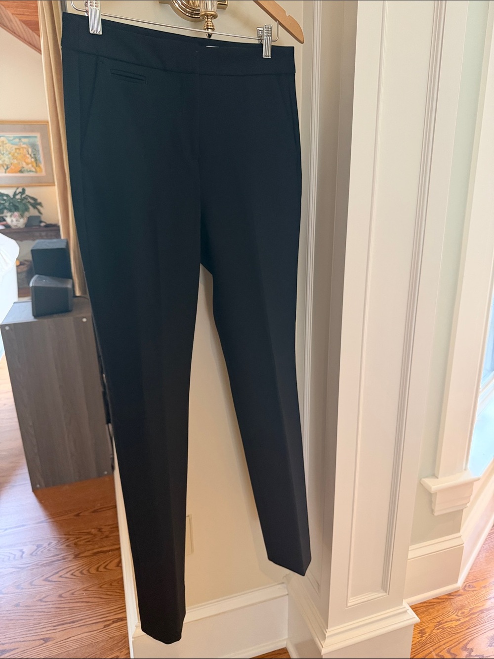 J. Crew Black Slim Tailored Ponte Trousers